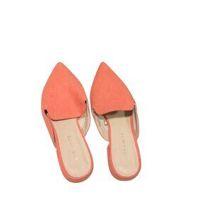 Dynamite Orange Mules Sleek Minimalist Design